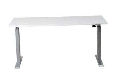 PROREGAL Elektrisch Höhenverstellbarer Schreibtisch Zebra | HxBxT 70-116x140x80 Cm | Silber-Buche 7 PROREGAL Elektrisch Höhenverstellbarer Schreibtisch Zebra | HxBxT 70-116x140x80 Cm | Silber-Buche – Bild 5