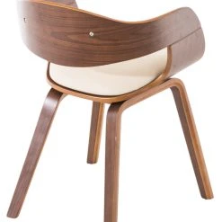 CLP 2er Set Stühle Kingston Kunstleder Walnuss/creme -Konftel Geschäft 03bd443a 0985 4efc a809 cb6ed9edf75a