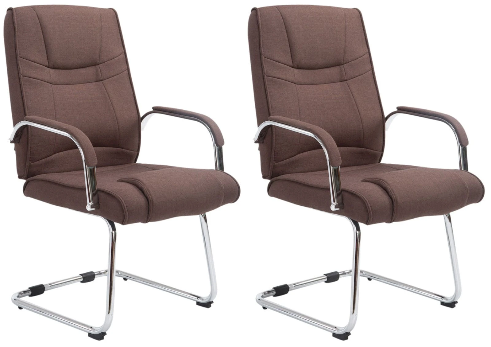 CLP 2er Set Stühle Burnley Echtleder Braun 7 CLP 2er Set Stühle Burnley Echtleder Braun – Bild 5