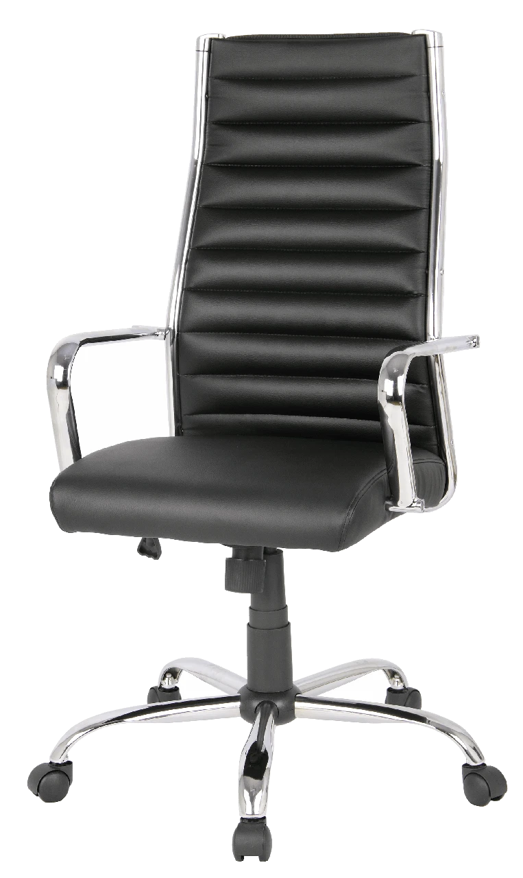 SIGMA Bürostuhl EC410, Aus PU, 59 X 70 X 108,5 Cm, Lederoptik Mit Sitzhöhenverstellung, Schwarz 3 SIGMA Bürostuhl EC410, Aus PU, 59 X 70 X 108,5 Cm, Lederoptik Mit Sitzhöhenverstellung, Schwarz