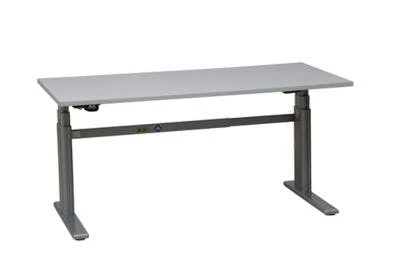 PROREGAL Elektrisch Höhenverstellbarer Schreibtisch Elk | HxBxT 63-128x160x80 Cm | Silber-Grau 9 PROREGAL Elektrisch Höhenverstellbarer Schreibtisch Elk | HxBxT 63-128x160x80 Cm | Silber-Grau – Bild 7