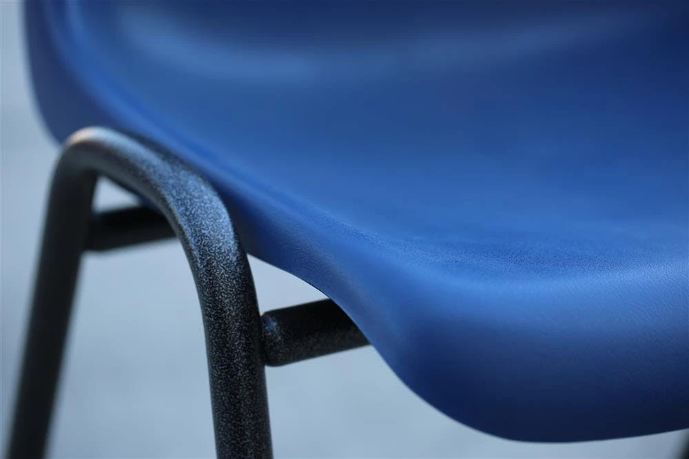 Lullmann 10x Formschalenstuhl Premium, 450/800 X 490 X 520 Mm, Schwarz/blau 8 Lullmann 10x Formschalenstuhl Premium, 450/800 X 490 X 520 Mm, Schwarz/blau – Bild 6