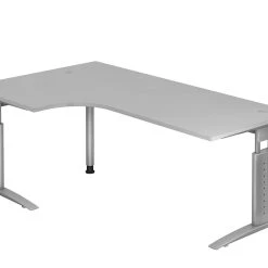 Lullmann Freiformtisch Berlin - 720 X 2000 X 1200/800 Mm - C-Fuß Design - Weißaluminium/weiß 110161 -Konftel Geschäft 209a1d91 d98a 47be a42d 5a6f83ef53dd 6