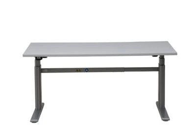 PROREGAL Elektrisch Höhenverstellbarer Schreibtisch Elk | HxBxT 63-128x160x80 Cm | Silber-Grau 5 PROREGAL Elektrisch Höhenverstellbarer Schreibtisch Elk | HxBxT 63-128x160x80 Cm | Silber-Grau – Bild 3