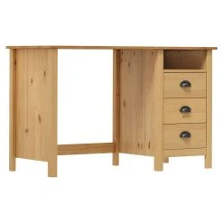 VidaXL Schreibtisch Hill Mit 3 Schubladen 120x50x74 Cm Kiefernholz -Konftel Geschäft 23afe393 fed6 4e1e ac73 665dcb09c74b 3