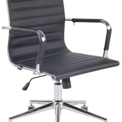 CLP Bürostuhl Barton Kunstleder Schwarz