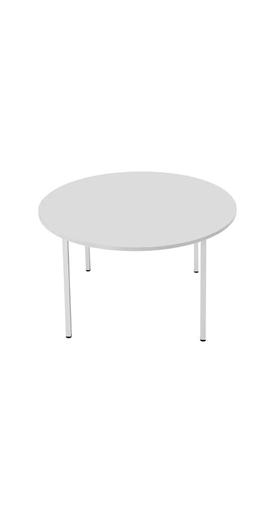 Lullmann Runder Schreibtisch Besprechungstisch Büromöbel Ø =1000 Mm RAL 7035 Lichtgrau/Buche-Dekor 338401 6 Lullmann Runder Schreibtisch Besprechungstisch Büromöbel Ø =1000 Mm RAL 7035 Lichtgrau/Buche-Dekor 338401 – Bild 4