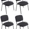 CLP 4er Set Stühle XL Ken Stoff Schwarz 1 CLP 4er Set Stühle XL Ken Stoff Schwarz -Konftel Geschäft 2ac5a874 7ede 4201 8a82 1c68fd58467f
