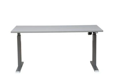PROREGAL Elektrisch Höhenverstellbarer Schreibtisch Zebra | HxBxT 70-116x140x80 Cm | Silber-Grau 3 PROREGAL Elektrisch Höhenverstellbarer Schreibtisch Zebra | HxBxT 70-116x140x80 Cm | Silber-Grau