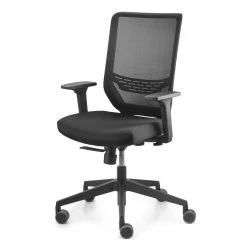 Null Dauphin To-sync Work Mesh Bürostuhl / Schreibtischstuhl, Schwarz