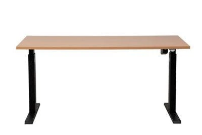 PROREGAL Elektrisch Höhenverstellbarer Schreibtisch Zebra | HxBxT 70-116x140x80 Cm | Schwarz-Buche 3 PROREGAL Elektrisch Höhenverstellbarer Schreibtisch Zebra | HxBxT 70-116x140x80 Cm | Schwarz-Buche