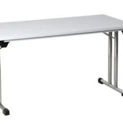 PROREGAL Klapptisch Lizard | T-Fuß-Gestell-Rund | HxBxT 75x160x80 Cm | Chrom-Grau -Konftel Geschäft 31dee075 9833 41c3 8ae9 f7e7c1f49cdf