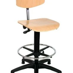 PROREGAL Arbeitsstuhl New Orleans | Holz-Buche | Bodengleiter -Konftel Geschäft 32b956a9 643b 4a66 a02c 194b9caaa8a4