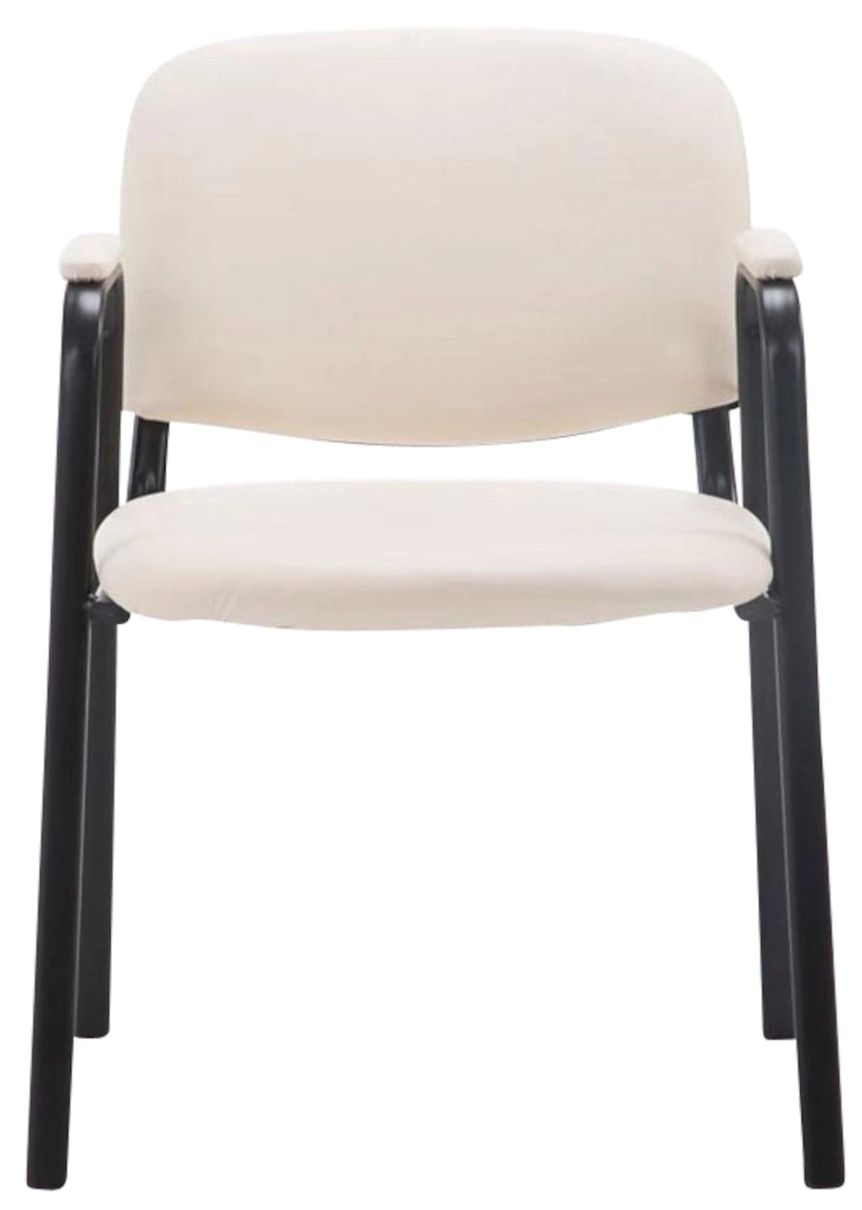 CLP 4er Set Besucherstühle Ken PRO Kunstleder Creme 9 CLP 4er Set Besucherstühle Ken PRO Kunstleder Creme – Bild 7