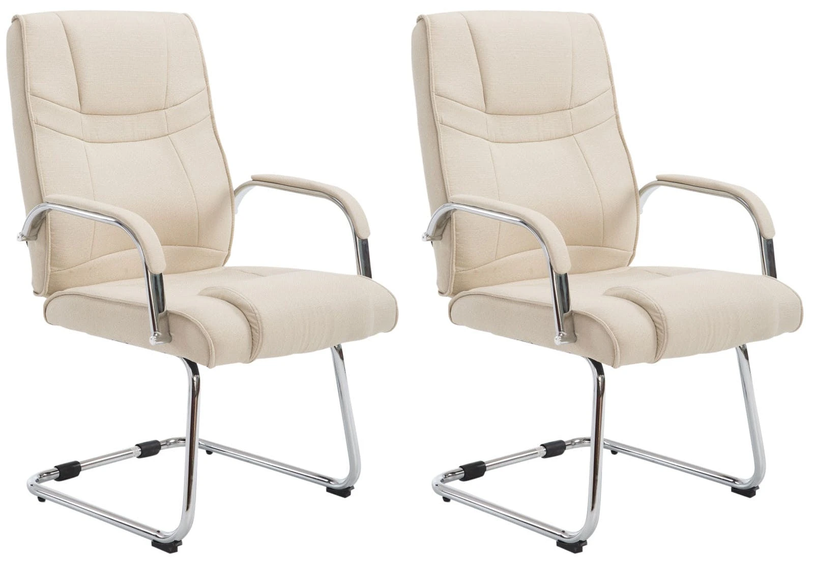 CLP 2er Set Stühle Attila Stoff Dunkelgrau 5 CLP 2er Set Stühle Attila Stoff Dunkelgrau – Bild 3