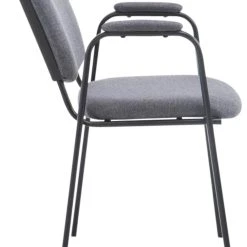 CLP 4er Set Besucherstühle Ken PRO Stoff Grau -Konftel Geschäft 3b0222f4 ff4e 44cc bb1b e1efd0eb23a8