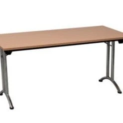 PROREGAL Klapptisch Lizard | C-Fuß-Gestell | HxBxT 75x160x80 Cm | Chrom-Buche -Konftel Geschäft 3f3559e2 4c14 4b44 a28c b88a30fdd9e4