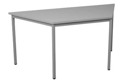 PROREGAL Bürotisch Wolf | Trapez | HxBxT 75x140x60 Cm | Grau 8 PROREGAL Bürotisch Wolf | Trapez | HxBxT 75x140x60 Cm | Grau – Bild 6