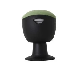 PROREGAL Multibeweglicher Drehhocker Chicago Mit 2 Sitzpositionen | Polster | Grün