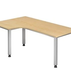 Lullmann Freiformtisch Helsinki - 680-760 X 1800 X 1000/800 Mm - 4-Fuß-Gestell - Weißaluminium/weiß -Konftel Geschäft 42969f69 931e 45a6 9c9a 0de0038a7897 4