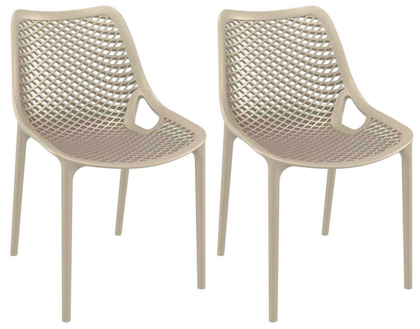 CLP 2er Set Stuhl Air Dunkelgrau 6 CLP 2er Set Stuhl Air Dunkelgrau – Bild 4