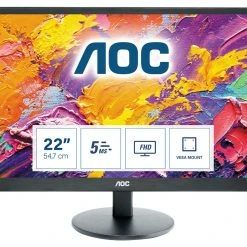 Null AOC 70 Series E2270SWHN LED Display 54,6 Cm (21.5 Zoll) 1920 X 1080 Pixel Full HD Schwarz