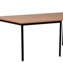 PROREGAL Bürotisch Wolf | Trapez | HxBxT 75x120x60 Cm | Schwarz-Buche -Konftel Geschäft 4aa5df6f 951d 4d68 8b26 49a95abd8ced
