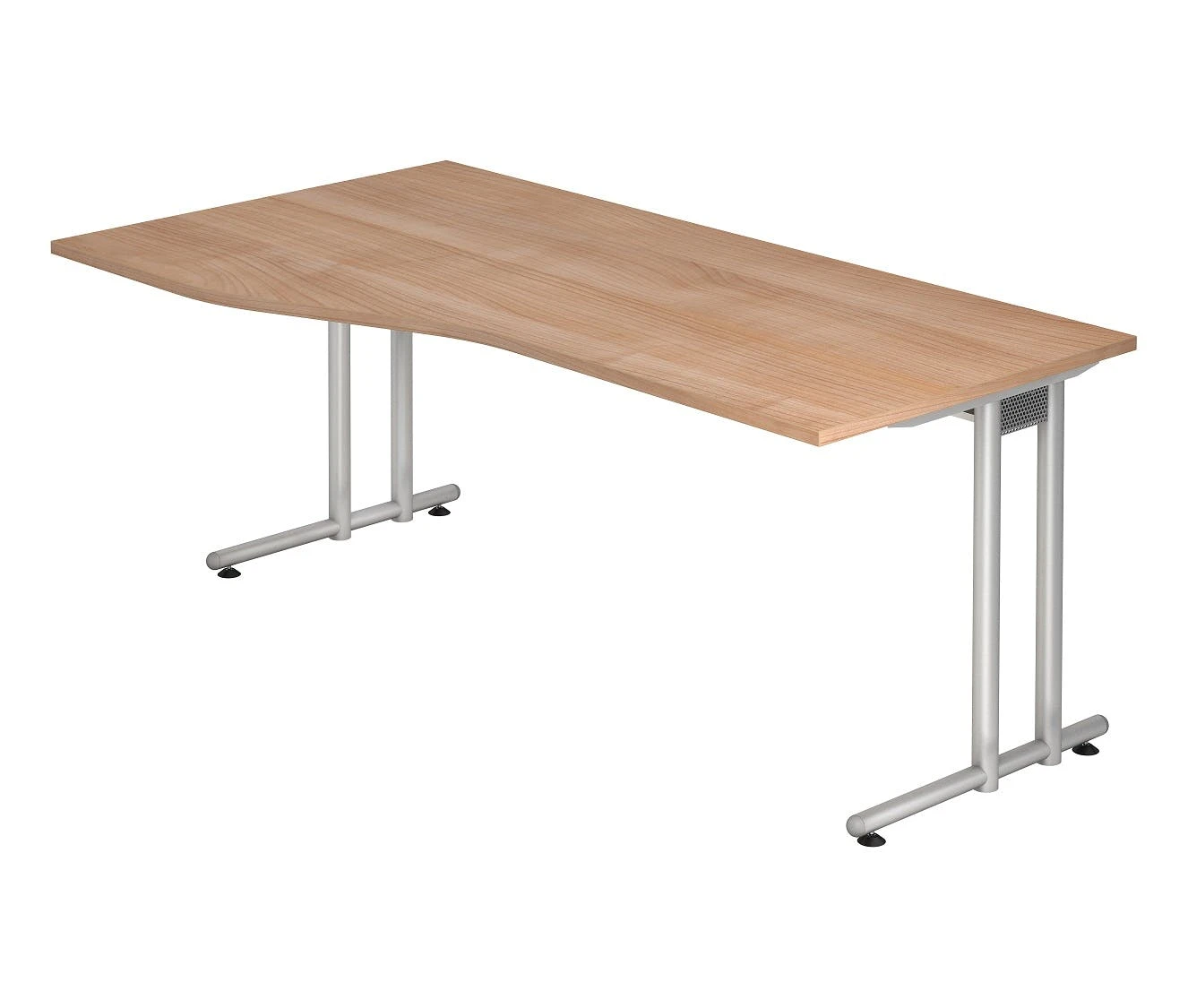 Lullmann Freiformtisch New York - 720 X 1800 X 1000/800 Mm - C-Fuß Design - Weißaluminium/lichtgrau 110550 7 Lullmann Freiformtisch New York - 720 X 1800 X 1000/800 Mm - C-Fuß Design - Weißaluminium/lichtgrau 110550 – Bild 5