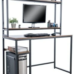 CLP Schreibtisch Billings Schwarz/braun