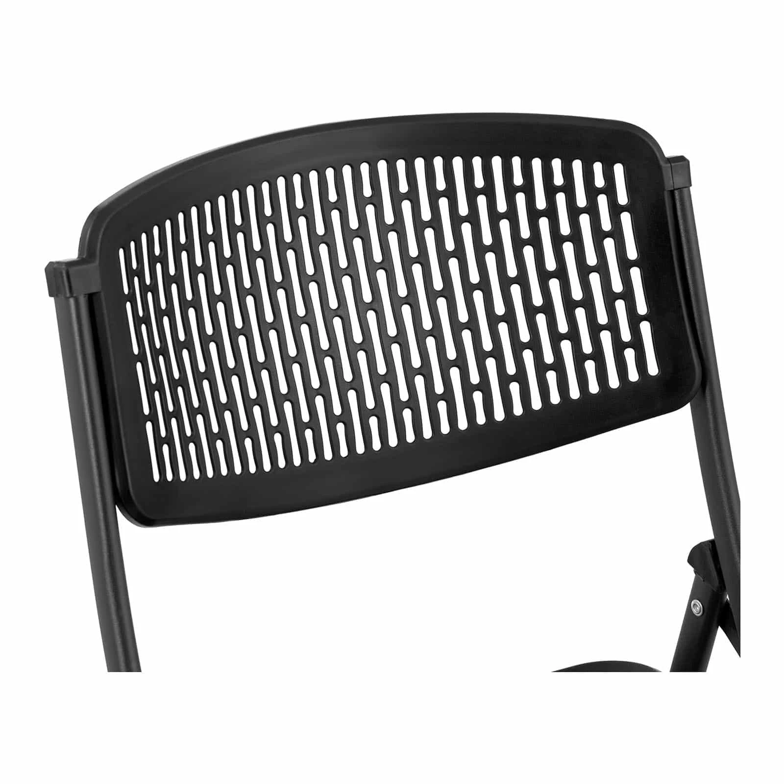 Null Stuhl - 5er Set - Bis 150 Kg - Sitz 430 X 430 X 440 Mm - Schwarz - Klappbar 9 Null Stuhl - 5er Set - Bis 150 Kg - Sitz 430 X 430 X 440 Mm - Schwarz - Klappbar – Bild 7