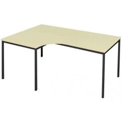 Lullmann Freiformtisch - 750 X 2000 X 800/1200 X 800 Mm - Tiefschwarz/buche - Winkel Links 332101 -Konftel Geschäft 5a612121 f66e 4801 a9ca 539f562967aa 2