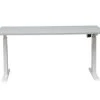 PROREGAL Elektrisch Höhenverstellbarer Schreibtisch Zebra | HxBxT 70-116x140x80 Cm | Weiß-Grau -Konftel Geschäft 5c4bcc59 c980 4d92 bbd0 89b0d11fac7d 3