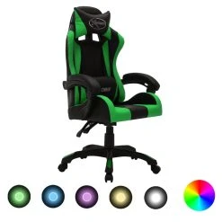 VidaXL Gaming-Stuhl Mit RGB LED-Leuchten Orange Und Schwarz Kunstleder -Konftel Geschäft 5c607d9d adec 4afd b741 7104ff63dd4d