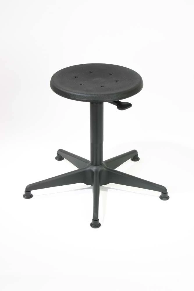 PROREGAL Stehhilfe/Hocker Hoch Detroit | PP-Sitz Schwarz Mit Hochgezogener Rückenstütze Und Tragegriff | Bodengleiter | Sitzhöhe: 56 - 75 Cm 8 PROREGAL Stehhilfe/Hocker Hoch Detroit | PP-Sitz Schwarz Mit Hochgezogener Rückenstütze Und Tragegriff | Bodengleiter | Sitzhöhe: 56 - 75 Cm – Bild 6