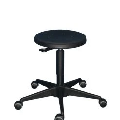 PROREGAL Industrie-Hocker Atlanta | Holz-Buche | Hebelauslösung | Fußkreuz Aus Stahl | Bodengleiter -Konftel Geschäft 641b4537 59bd 4b36 82be 968c25aeeba2