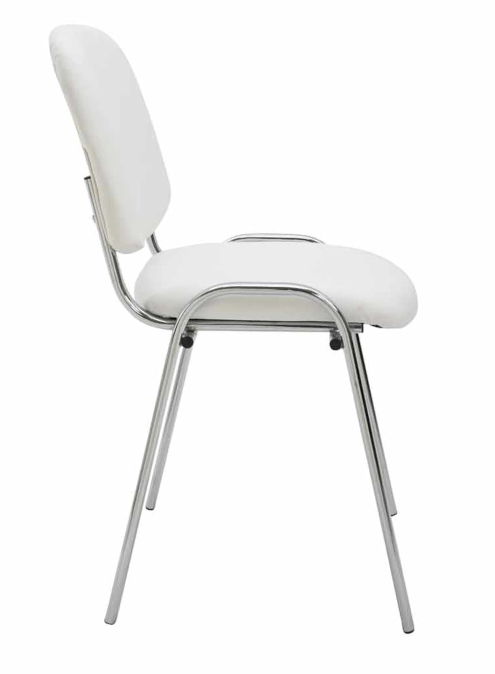 CLP 4er Set Stühle Ken C Kunstleder Weiß 9 CLP 4er Set Stühle Ken C Kunstleder Weiß – Bild 7