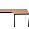 PROREGAL Bürotisch Wolf | Freiform | Winkel Rechts | HxBxT 75x180x80 Cm | Schwarz-Buche -Konftel Geschäft 666a8194 74d3 4162 99b9 16f31734e5c6