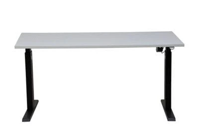 PROREGAL Elektrisch Höhenverstellbarer Schreibtisch Zebra | HxBxT 70-116x140x80 Cm | Schwarz-Buche 7 PROREGAL Elektrisch Höhenverstellbarer Schreibtisch Zebra | HxBxT 70-116x140x80 Cm | Schwarz-Buche – Bild 5