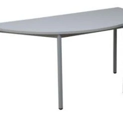 PROREGAL Bürotisch Wolf | Halbkreis | HxBxT 75x160x80 Cm | Grau -Konftel Geschäft 69263f99 f56f 4d73 8636 0715a10b35b4