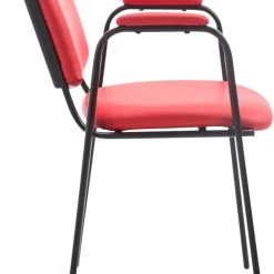 CLP 4er Set Besucherstühle Ken PRO Kunstleder Rot -Konftel Geschäft 70d6d0c2 290b 4bac 8403 9f351aa81517