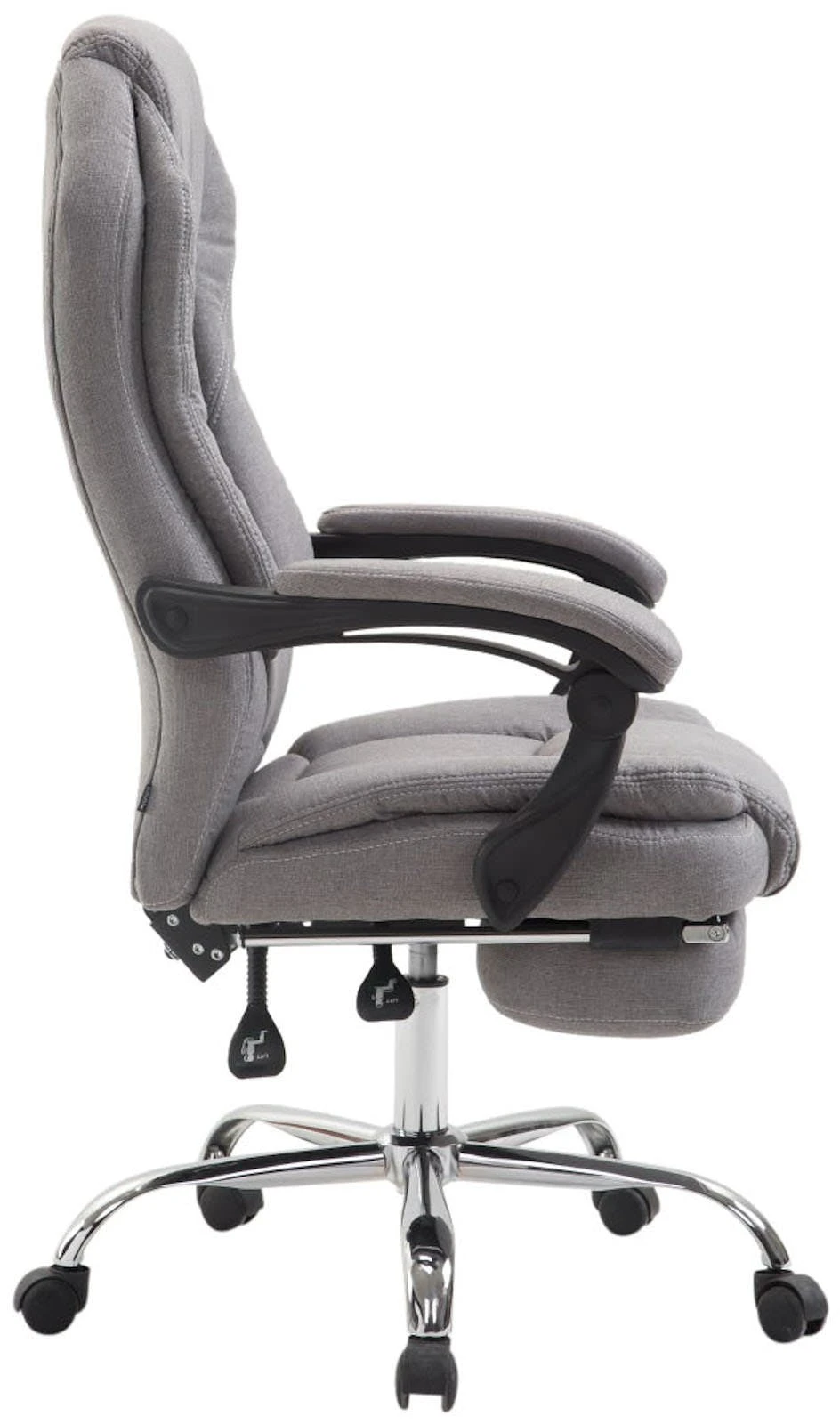 CLP Bürostuhl Castle Stoff Grau 9 CLP Bürostuhl Castle Stoff Grau – Bild 7