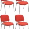 CLP 4er Set Stühle Ken C Stoff Rot -Konftel Geschäft 7500db67 4680 46d7 ae2a 826fb06d16d0 3