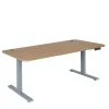 Null Schreibtisch HWC-D40, Computertisch, Elektrisch Höhenverstellbar 160x80cm 53kg ~ Braun Struktur, Grau -Konftel Geschäft 76dc3d72 7a32 4bb7 a02a dc4c34df4a12