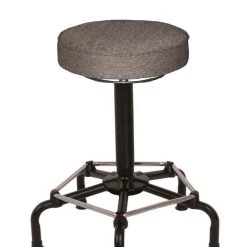 PROREGAL Industrie-Hocker Omaha | PU-Sitz In Schwarz | Hebelauslösung | Fußkreuz Aus Stahl Mit Fußstütze | Bodengleiter -Konftel Geschäft 77f31511 cb95 4664 bfdf 8c9b0961429a