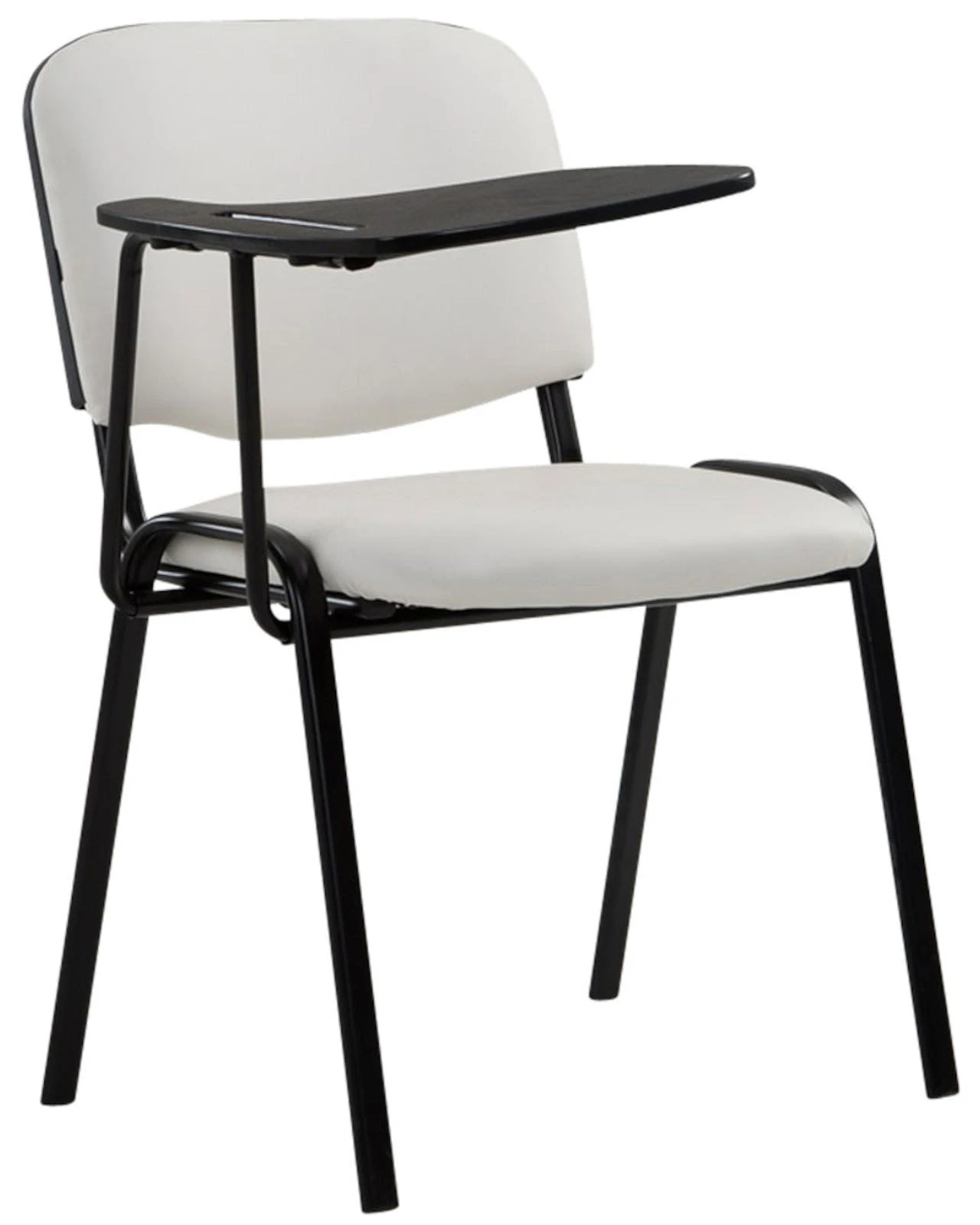 CLP 4er Set Stühle Ken Mit Klapptisch Kunstleder Weiß 8 CLP 4er Set Stühle Ken Mit Klapptisch Kunstleder Weiß – Bild 6