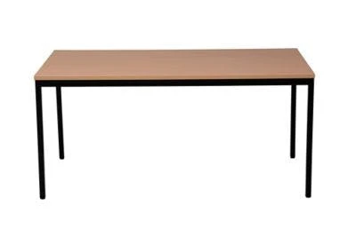 PROREGAL Bürotisch Wolf | Rechteckig | HxBxT 75x140x80 Cm | Schwarz-Buche 3 PROREGAL Bürotisch Wolf | Rechteckig | HxBxT 75x140x80 Cm | Schwarz-Buche