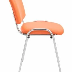 CLP 4er Set Stühle Ken C Kunstleder Orange -Konftel Geschäft 7b91d895 0a73 4742 bff3 ffa40d85e7b5