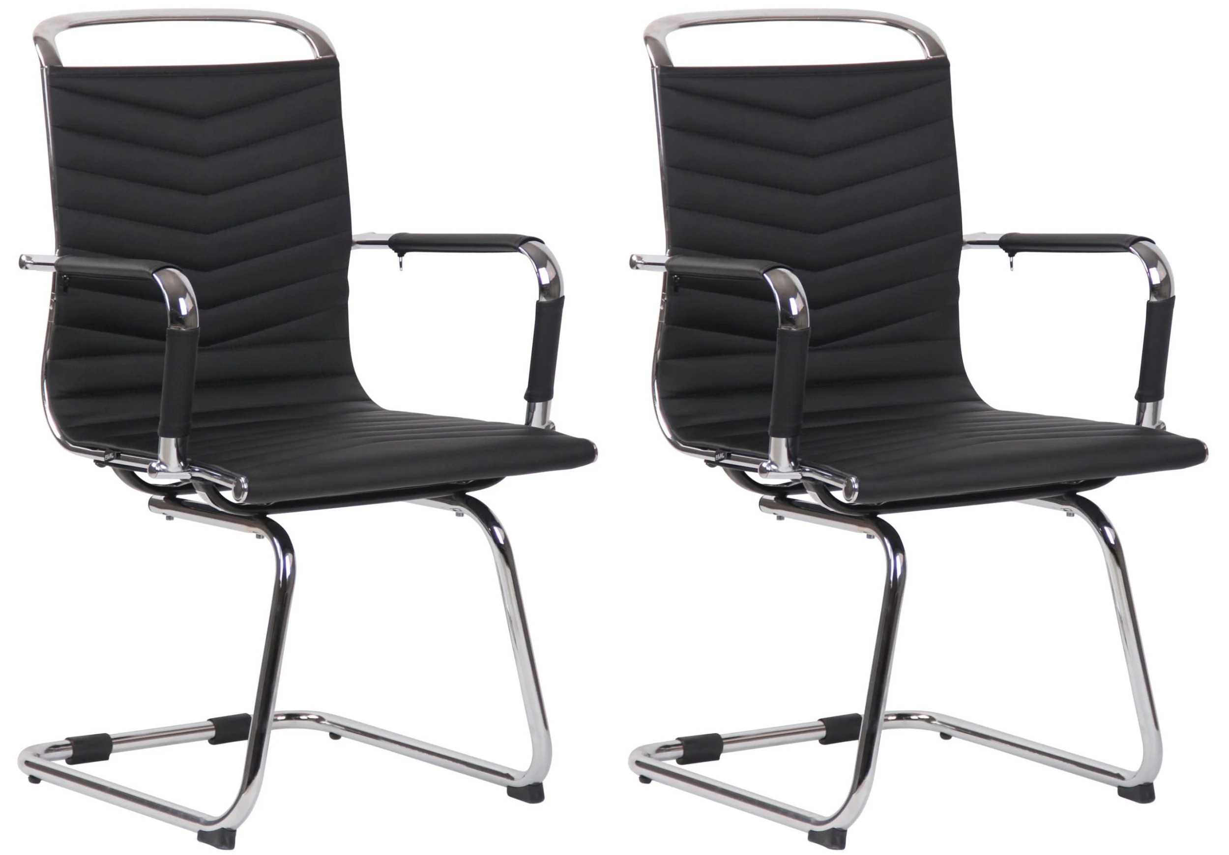 CLP 2er Set Stühle Burnley Echtleder Braun 5 CLP 2er Set Stühle Burnley Echtleder Braun – Bild 3