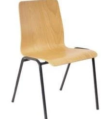 Null Holzschalenstuhl, 4-Fuß Rundrohr Verchromt, Sitzschale Buche, Rückenform Konisch/tailliert -Konftel Geschäft 8894d932 5bae 4080 8cd9 966a7f3a6fc9 1