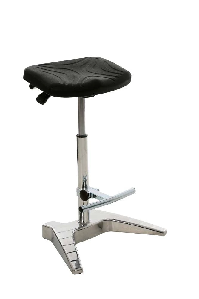 PROREGAL Stabile Stehhilfe Phoenix | PU-Komfort-Sitz | Schwarz | Mit Fußstütze 3 PROREGAL Stabile Stehhilfe Phoenix | PU-Komfort-Sitz | Schwarz | Mit Fußstütze